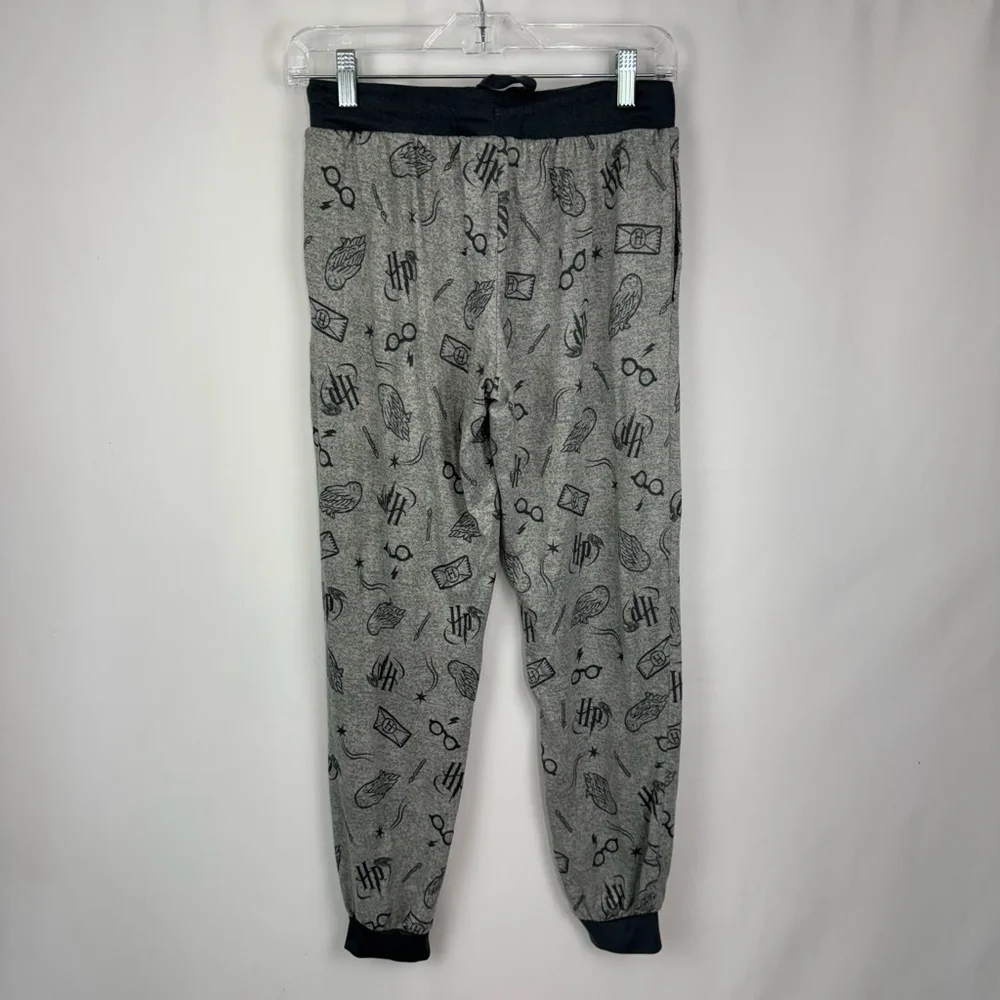 Wizarding World Harry Potter Cozy 2 Piece Pajama Set Womens XS Gray Loungewear